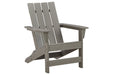 Visola Gray Adirondack Chair - P802-898 - Lara Furniture