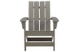 Visola Gray Adirondack Chair - P802-898 - Lara Furniture