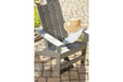 Visola Gray Adirondack Chair - P802-898 - Lara Furniture