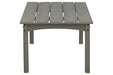 Visola Gray Outdoor Coffee Table - P802-701 - Lara Furniture