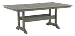 Visola Gray Outdoor Dining Table - P802-625 - Lara Furniture