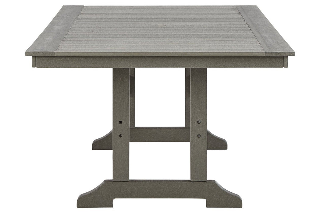 Visola Gray Outdoor Dining Table - P802-625 - Lara Furniture