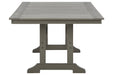 Visola Gray Outdoor Dining Table - P802-625 - Lara Furniture