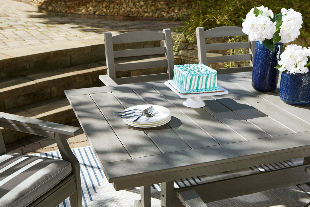 Visola Gray Outdoor Dining Table - P802-625 - Lara Furniture