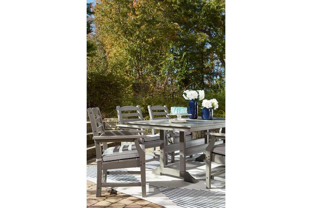 Visola Gray Outdoor Dining Table - P802-625 - Lara Furniture