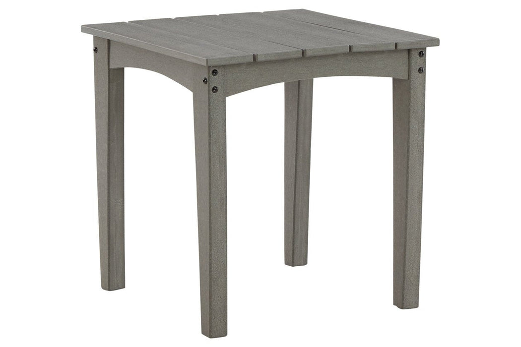 Visola Gray Outdoor End Table - P802-702 - Lara Furniture