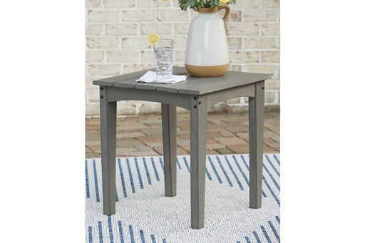 Visola Gray Outdoor End Table - P802-702 - Lara Furniture