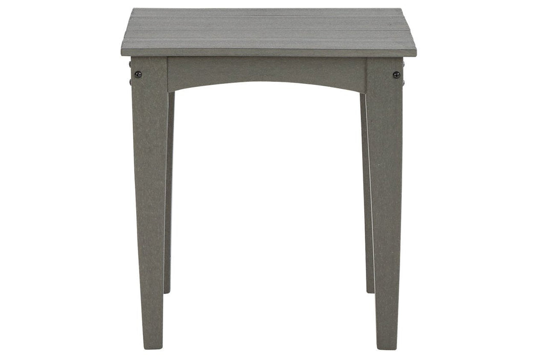 Visola Gray Outdoor End Table - P802-702 - Lara Furniture