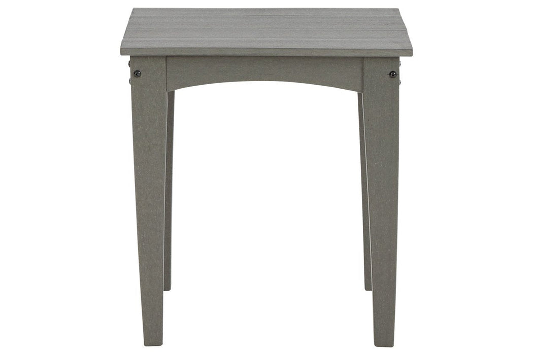 Visola Gray Outdoor End Table - P802-702 - Lara Furniture