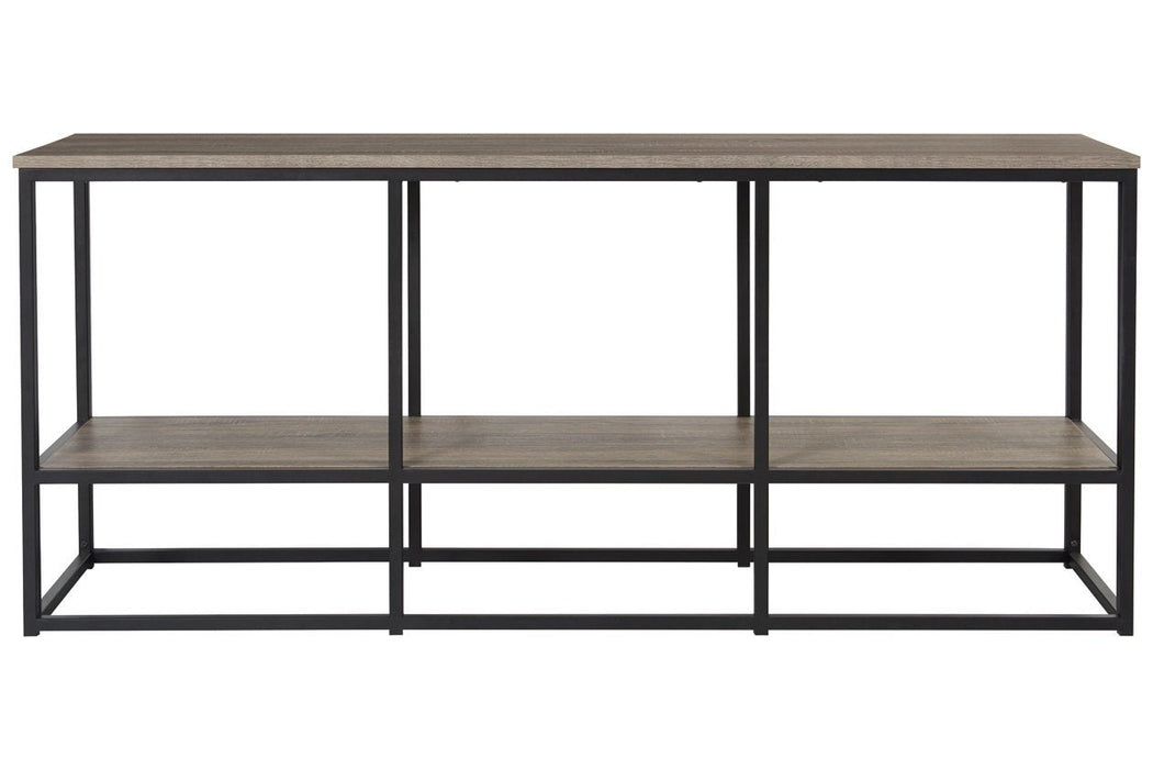 Wadeworth Brown/Black 65" TV Stand - W301-10 - Lara Furniture