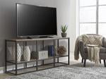 Wadeworth Brown/Black 65" TV Stand - W301-10 - Lara Furniture