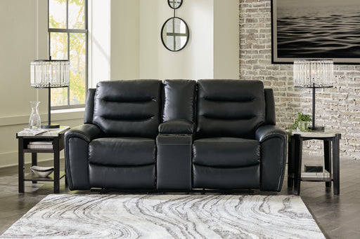 Warlin Power Reclining Loveseat with Console - 6110518 - Lara Furniture