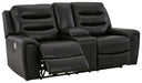 Warlin Power Reclining Loveseat with Console - 6110518 - Lara Furniture