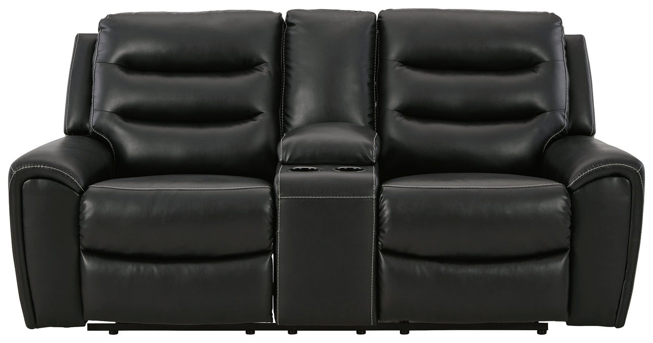 Warlin Power Reclining Loveseat with Console - 6110518 - Lara Furniture