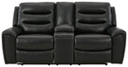 Warlin Power Reclining Loveseat with Console - 6110518 - Lara Furniture