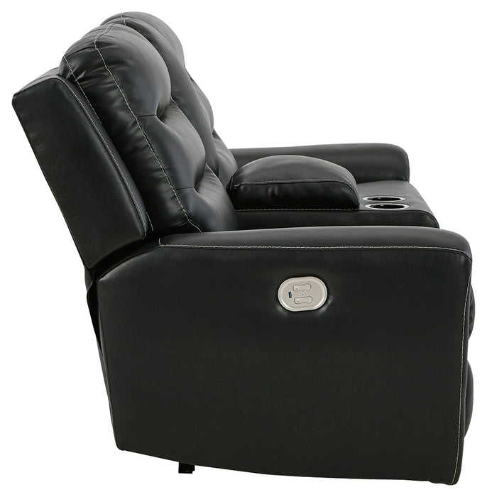 Warlin Power Reclining Loveseat with Console - 6110518 - Lara Furniture