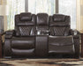 Warnerton Power Reclining Loveseat with Console - 7540718 - Lara Furniture