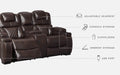 Warnerton Power Reclining Loveseat with Console - 7540718 - Lara Furniture