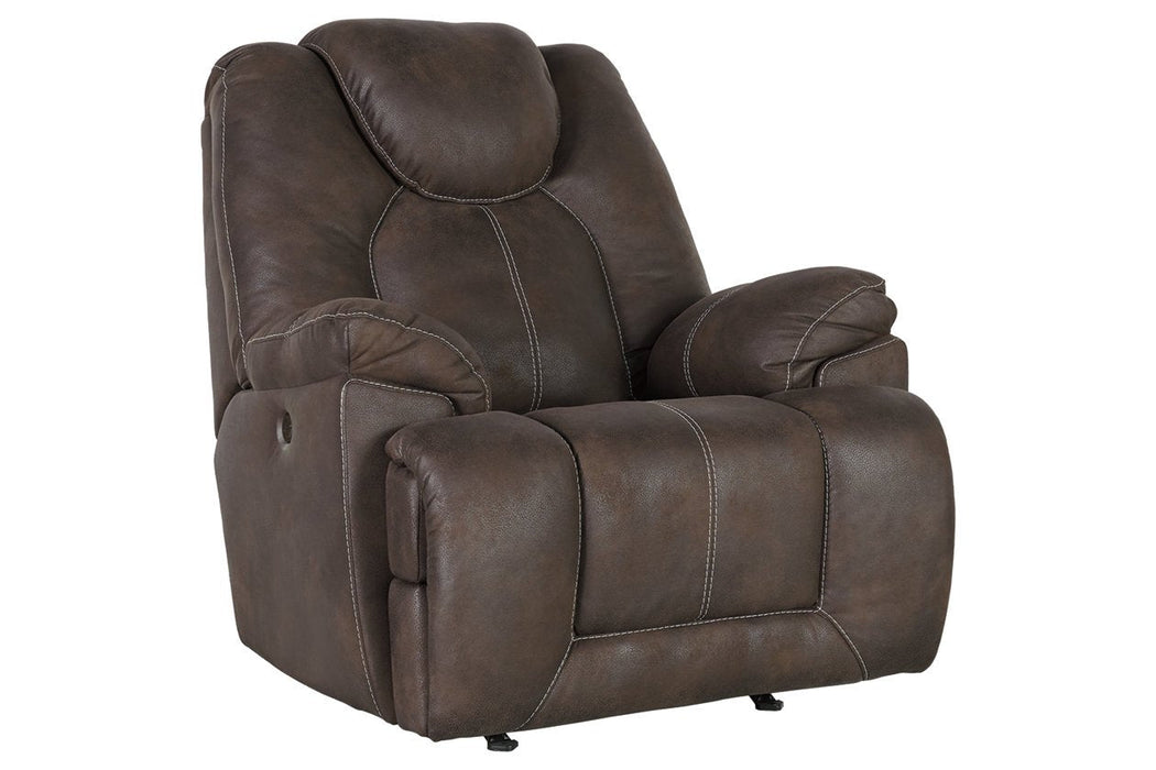 Warrior Fortress Coffee Power Recliner - 4670198 - Lara Furniture