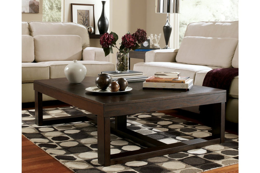 Watson Dark Brown Coffee Table - T481-1 - Lara Furniture