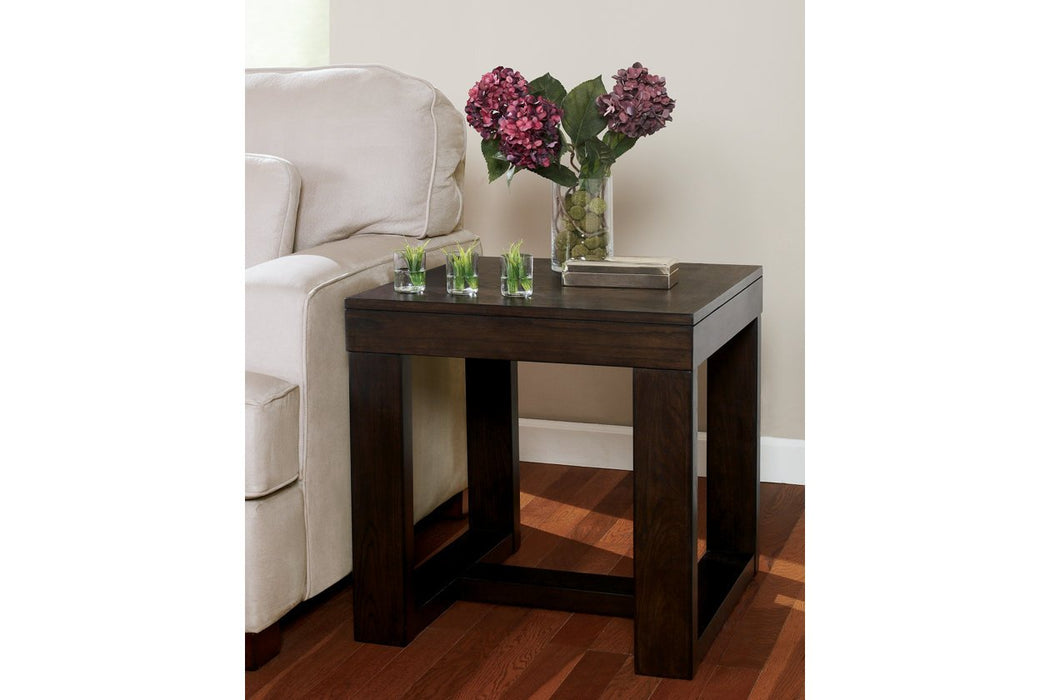 Watson Dark Brown End Table - T481-2 - Lara Furniture