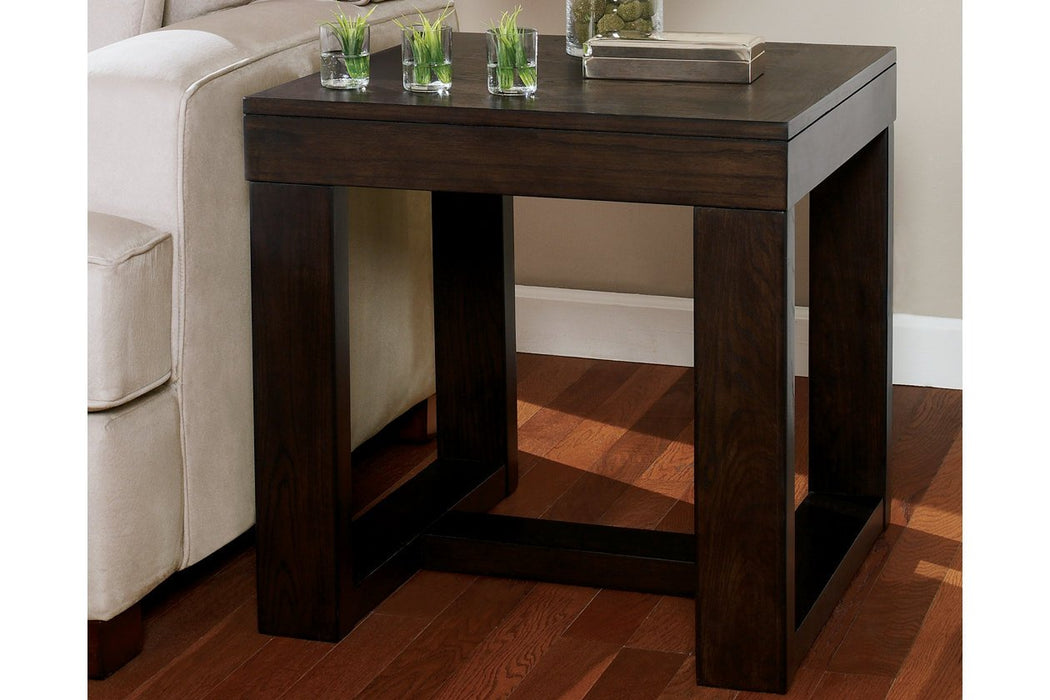 Watson Dark Brown End Table - T481-2 - Lara Furniture