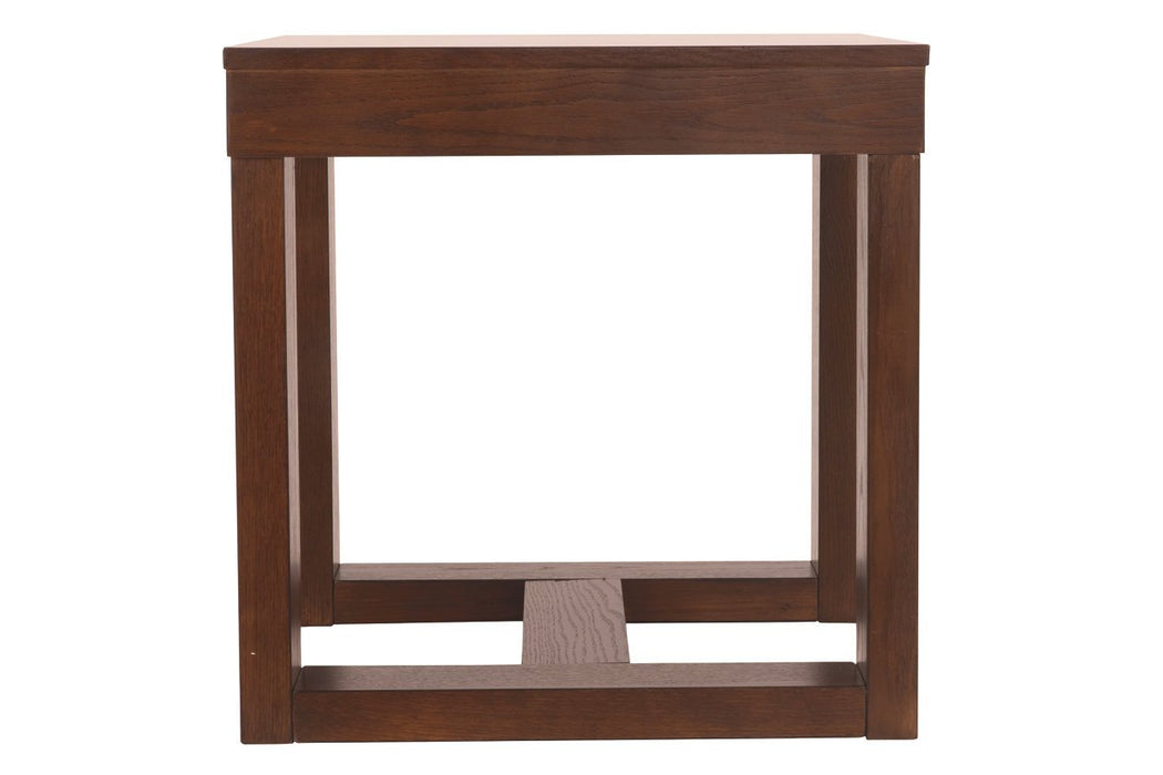 Watson Dark Brown End Table - T481-2 - Lara Furniture