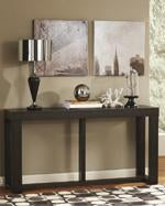 Watson Dark Brown Sofa/Console Table - T481-4 - Lara Furniture