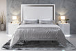 Wave Bed White Queen - Lara Furniture