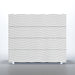 Wave Bedroom White Set - Lara Furniture