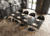 Wave Dining Dark Grey Set - Lara Furniture