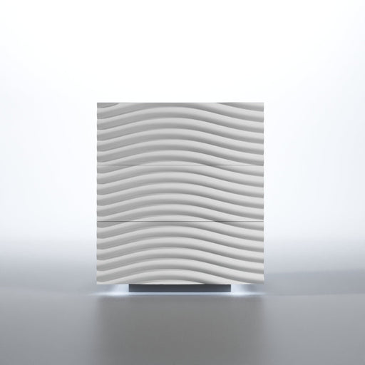 Wave Nightstand White Set - Lara Furniture