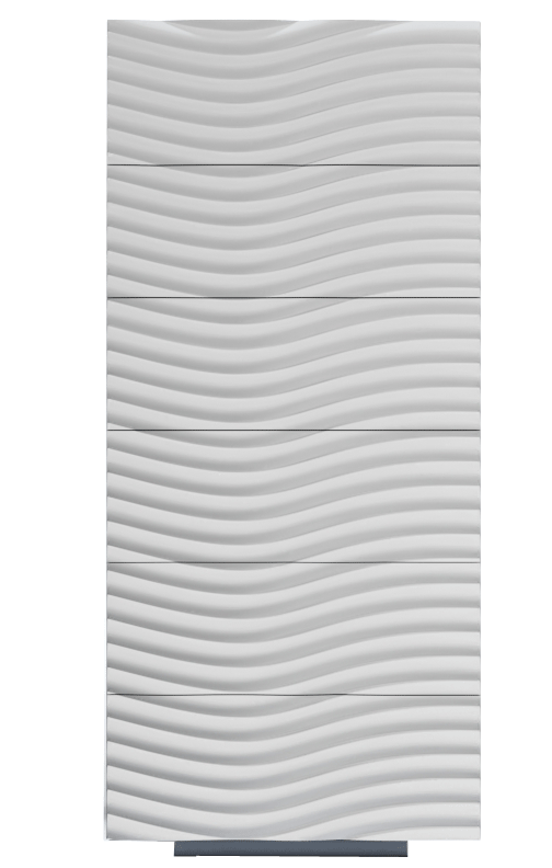 Wave White Chest - i37506 - Lara Furniture