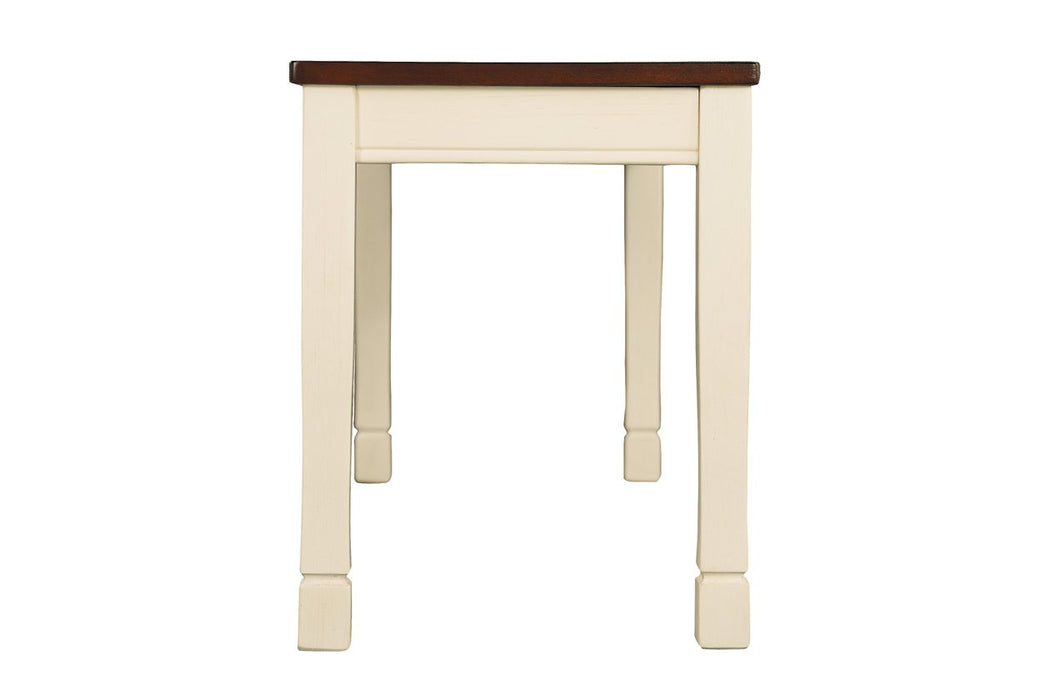 Whitesburg Brown/Cottage White Dining Bench - D583-00 - Lara Furniture