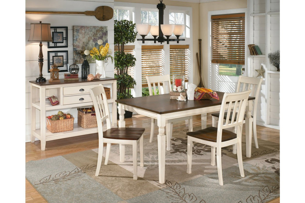 Whitesburg Brown/Cottage White Dining Chair (Set of 2) - D583-02 - Lara Furniture