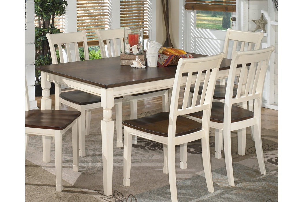 Whitesburg Brown/Cottage White Dining Table - D583-25 - Lara Furniture