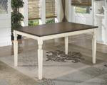 Whitesburg Brown/Cottage White Dining Table - D583-25 - Lara Furniture