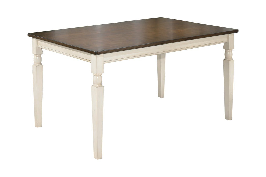 Whitesburg Brown/Cottage White Dining Table - D583-25 - Lara Furniture