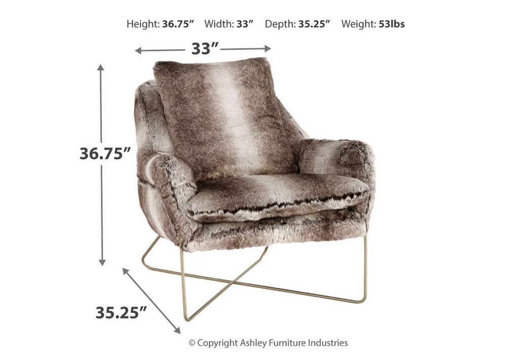 Wildau Gray Accent Chair - A3000054 - Lara Furniture