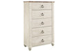 Willowton Two-tone Chest of Drawers - B267-46 - Lara Furniture