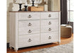 Willowton Two-tone Dresser - B267-31 - Lara Furniture