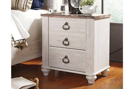 Willowton Two-tone Nightstand - B267-92 - Lara Furniture