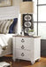 Willowton Two-tone Nightstand - B267-92 - Lara Furniture