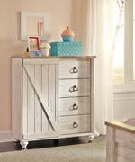 Willowton Whitewash Dressing Chest - B267-48 - Lara Furniture