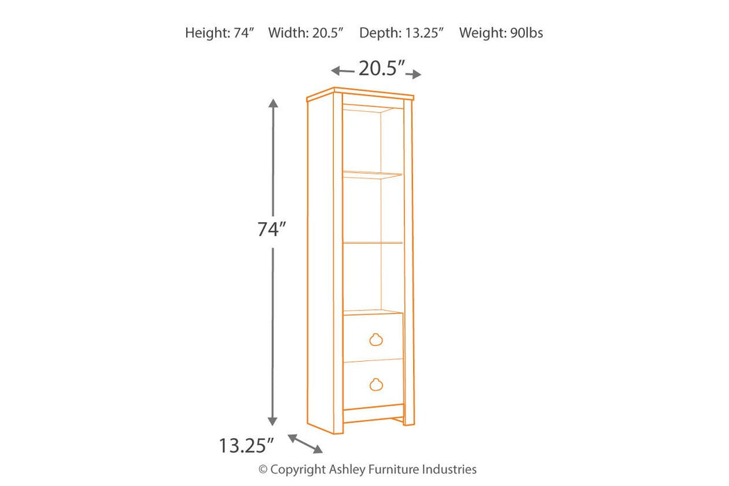 Willowton Whitewash Pier - W267-24 - Lara Furniture