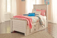 Willowton Whitewash Twin Under Bed Storage Platform Bed - Lara Furniture