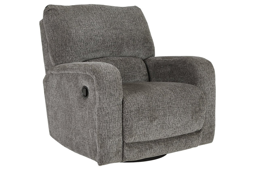 Wittlich Slate Swivel Glider Recliner - 5690161 - Lara Furniture