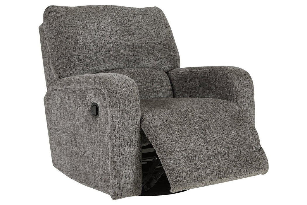 Wittlich Slate Swivel Glider Recliner - 5690161 - Lara Furniture