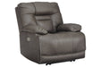 Wurstrow Smoke Power Recliner - U5460213 - Lara Furniture