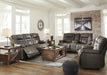 Wurstrow Smoke Power Reclining Living Room Set - Lara Furniture